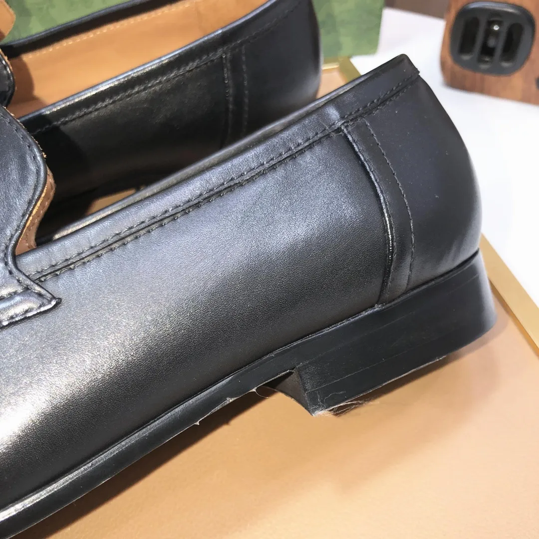 Men's shoes 💰580💰[GUCCI—Gucci] The latest high-end version of Gucci. Official website new model. Available at the same time at counters, the uppers are made of original cowhide imported from Italy/matched with the original special material splicing design concept; "highlight, high-end, grade, extravagance" and exquisite workmanship (original mesh fabric) sole: original factory special outsole size (38-45) (custom-made 45 non-returnable)